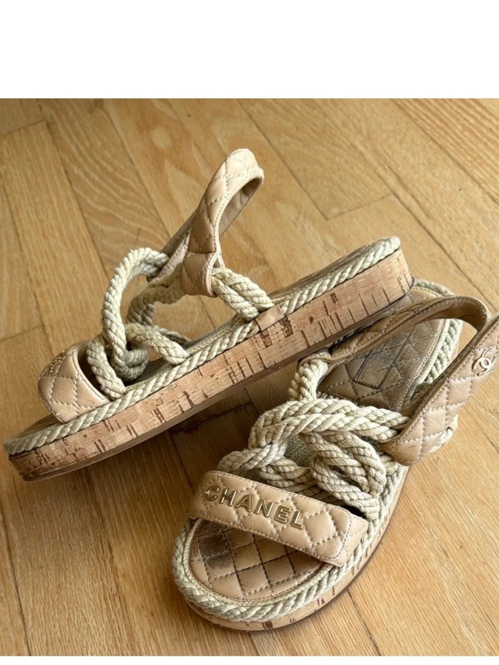 CHANEL well worn